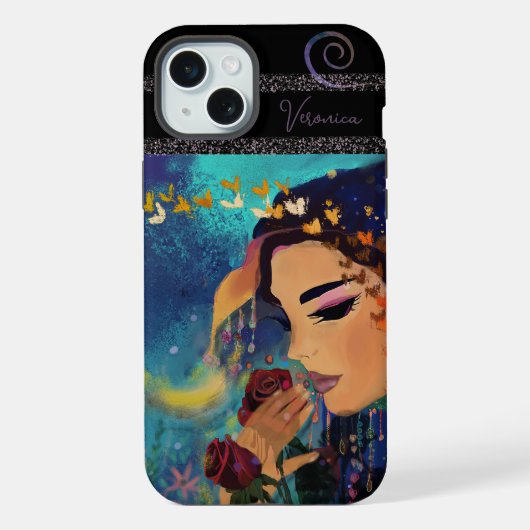 バラ iPhoneケース (裏面)