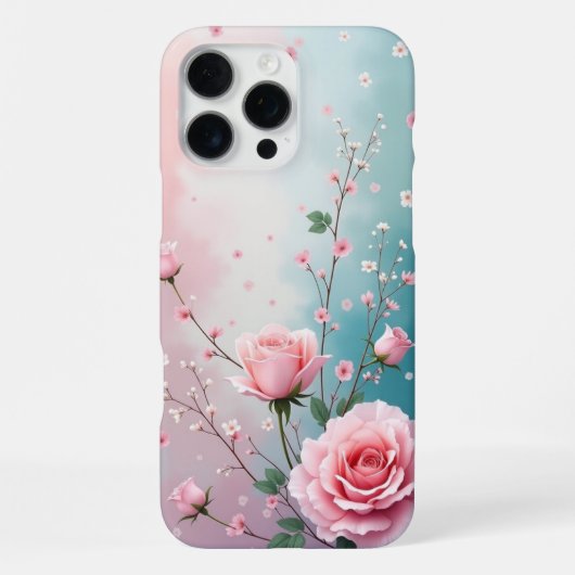バラ iPhoneケース (裏面)