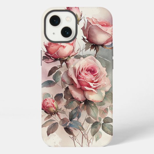 バラ iPhoneケース (裏面)