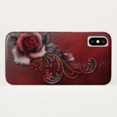バラ- iPhone Xケース Case-Mate iPhoneケース (裏面(横))
