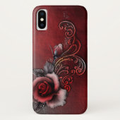 バラ- iPhone Xケース Case-Mate iPhoneケース (裏面)