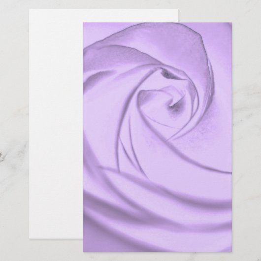 バラ-lavender.jpg 便箋 (正面/裏面)