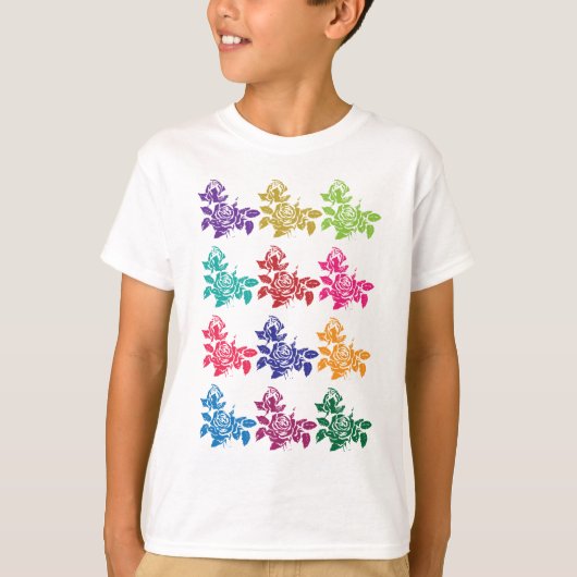 バラ Tシャツ (正面)
