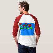 バラ Tシャツ (裏面フル)