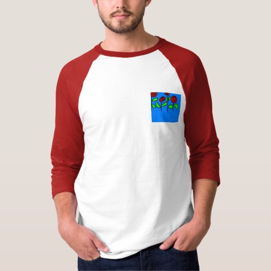 バラ Tシャツ (正面)
