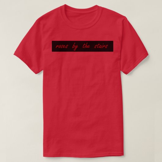 バラ Tシャツ (デザイン正面)