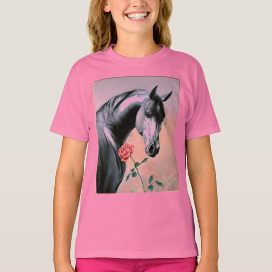 バラ Tシャツ (正面)