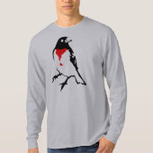 バラbreastedのgrosbeak tシャツ (正面)