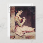 バラbyユージーン・デ・ブラス ポストカード (正面/裏面)