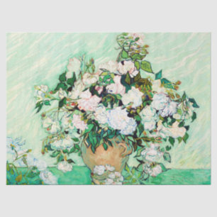 バラby Vincent Van ゴッホ, Decompage 薄葉紙