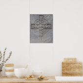 バラCeltic Cross 16x20ポスター ポスター (キッチン)