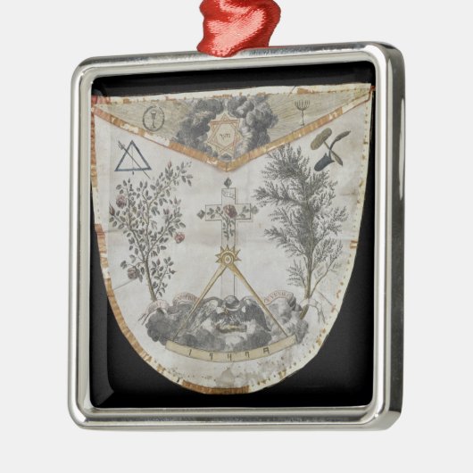 バラCroixの等級のマスターのエプロン メタルオーナメント (左)