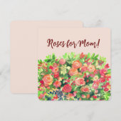 バラfor Mom, Flat Card (正面/裏面)