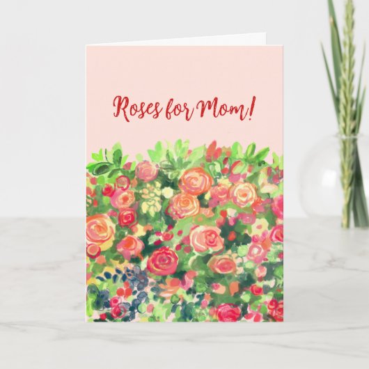 バラfor Mom, Flat Card ノートカード (正面)