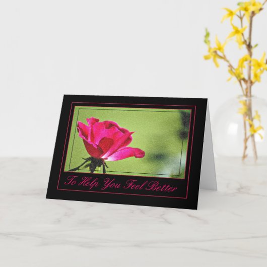 バラGet Well Card カード (黄色い花)