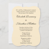 バラin花瓶byルノアール,ヴィンテージ結婚フローラ 招待状 (裏面)