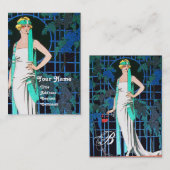 バラIN THE NIGHT,美しいファッションメイクアップアーティスト 名刺 (正面/裏面)