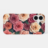 バラiPhoneケース iPhone 16ケース (裏面横)