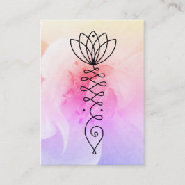 **バラLotusハートNirvana Massage Yoga霊気 名刺