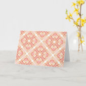 バラMotifグリーティング カード (黄色い花)