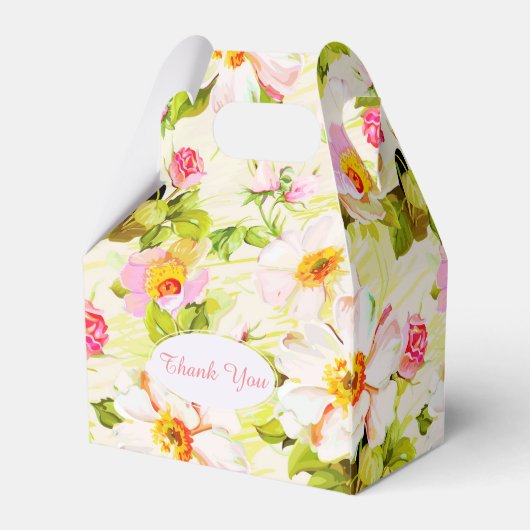 バラPeonies 80th誕生日サンキューファビーボックス フェイバーボックス (裏面サイド)