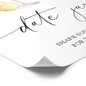 バラprosecco – 日付ナイトアイディア。日付jarブライダル ポスター (角)