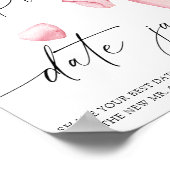 バラprosecco – 日付ナイトアイディア。日付jarブライダル ポスター (角)