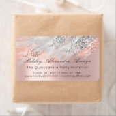 バラRSVPブライダルシャワースウィート16thキンセアニェラ ラベル (インサイチュ)