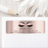 バラRSVPブライダルシャワースウィート16thメイクアップアーティスト ラベル (インサイチュ)