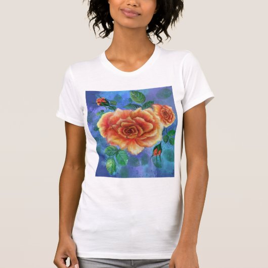 バラTシャ絵画ツ Tシャツ (正面)