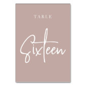 バラTaupe手書き表IXEN テーブルナンバー (正面)