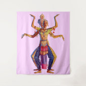 バリのダンサープリント タペストリー (正面)