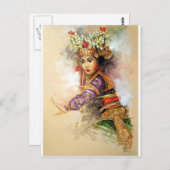 バリのダンサー ポストカード (正面/裏面)