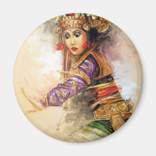 バリのダンサー マグネット (正面)