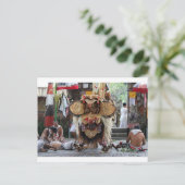 バリのバロン舞踊公演 ポストカード (スタンド正面)