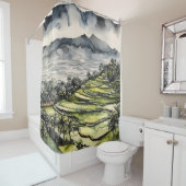 バリのパディ交響曲 シャワーカーテン (インサイチュ)