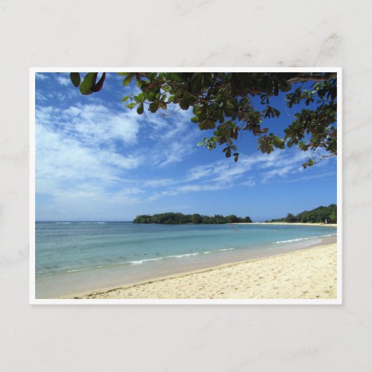 バリのビーチ ポストカード (正面)