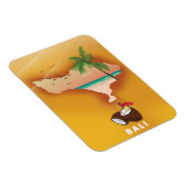 バリの図解入りの、写真付きの地図 マグネット (右側)