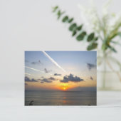 バリの夕日 ポストカード (スタンド正面)