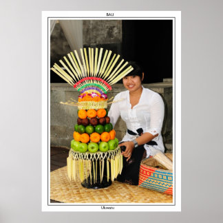 バリの少女 ポスター