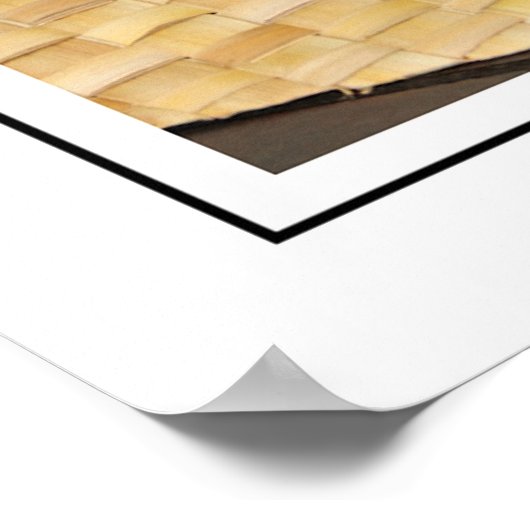 バリの少女 ポスター (角)