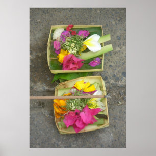 バリの提供バスケット ポスター