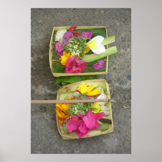 バリの提供バスケット ポスター (正面)