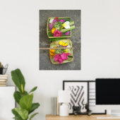 バリの提供バスケット ポスター (ホームオフィス)