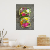 バリの提供バスケット ポスター (キッチン)