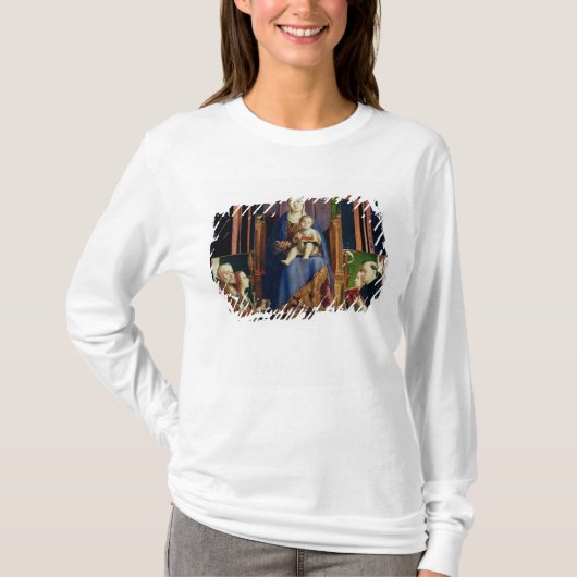 バリの聖者ニコラスとのマドンナ Tシャツ (正面)