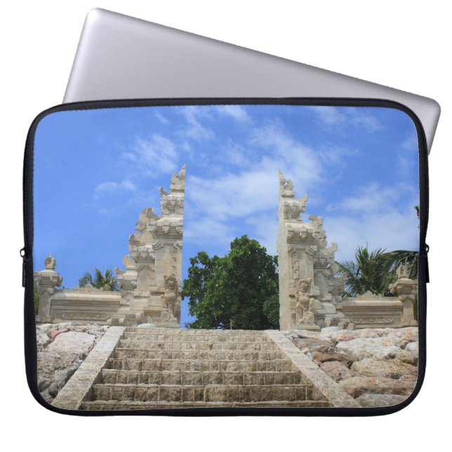 バリの芸術 ラップトップスリーブ (正面)