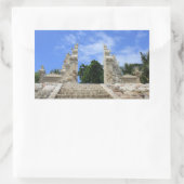 バリの芸術 長方形シール (バッグ)