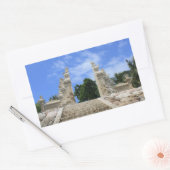 バリの芸術 長方形シール (封筒)