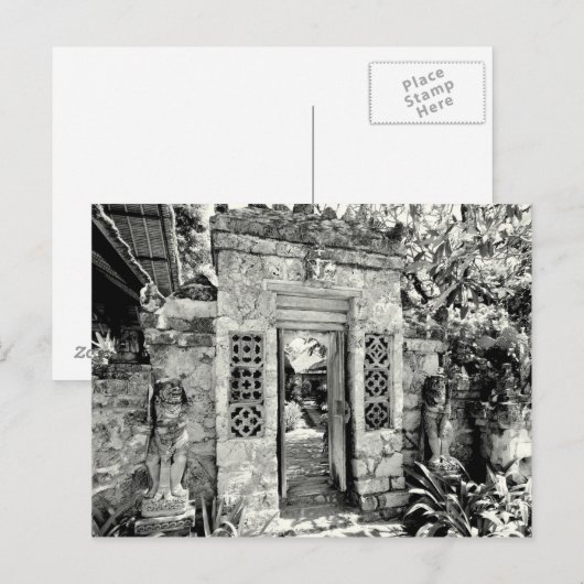 バリの門 ポストカード (正面/裏面)